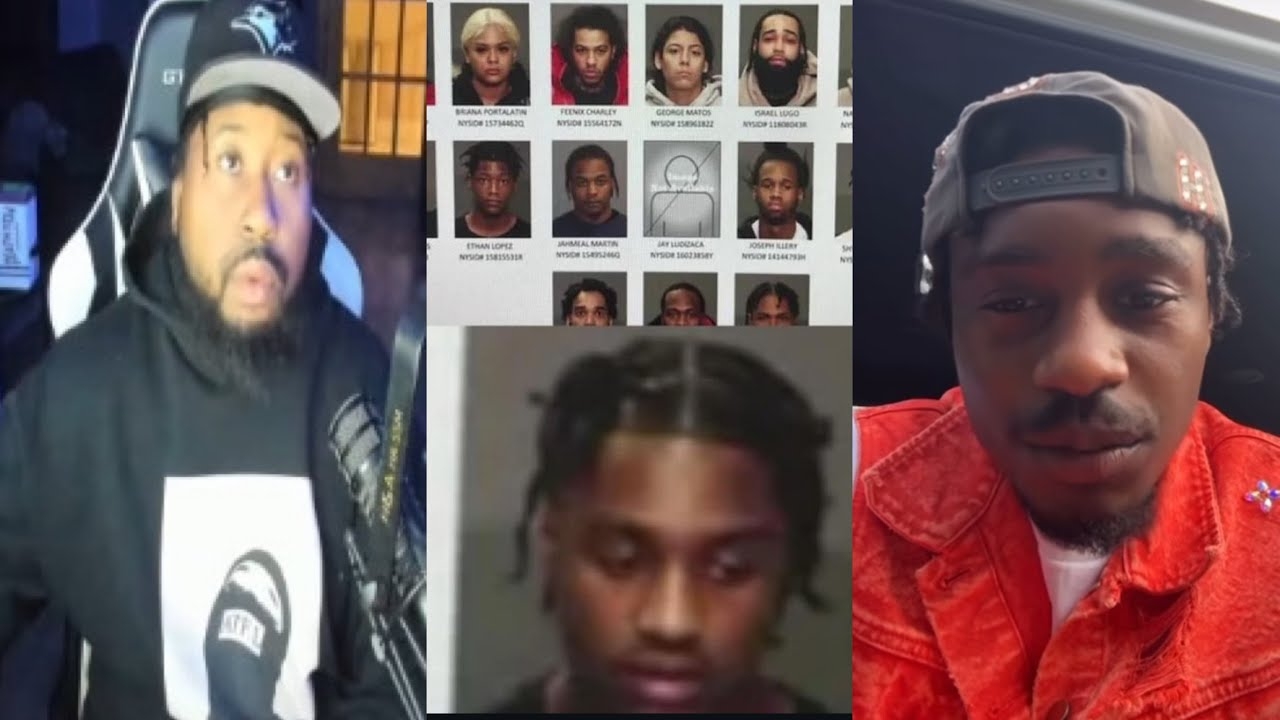 Who did this? Akademiks reacts to Picture of Lil TJay photoshopped into a NY gang indictment Mugshot