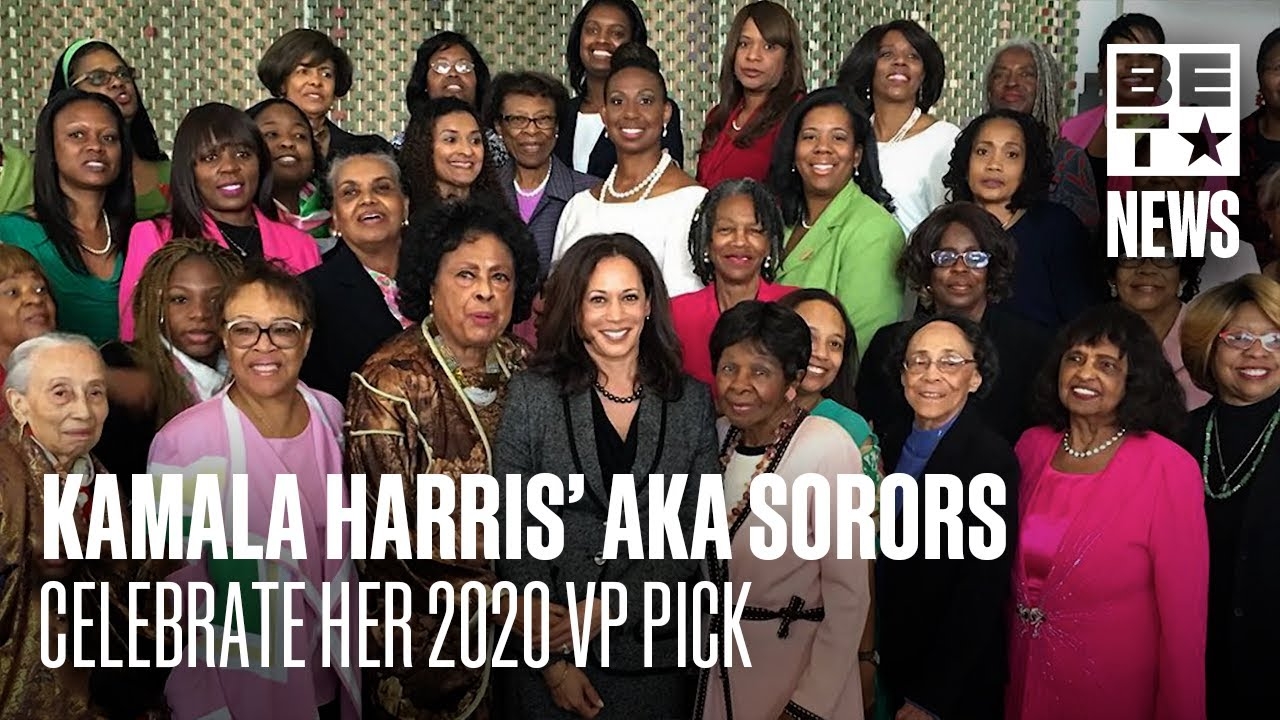Kamala Harris AKA Sorority Sisters Celebrate Her 2020 VP Pick! We Vote BET
