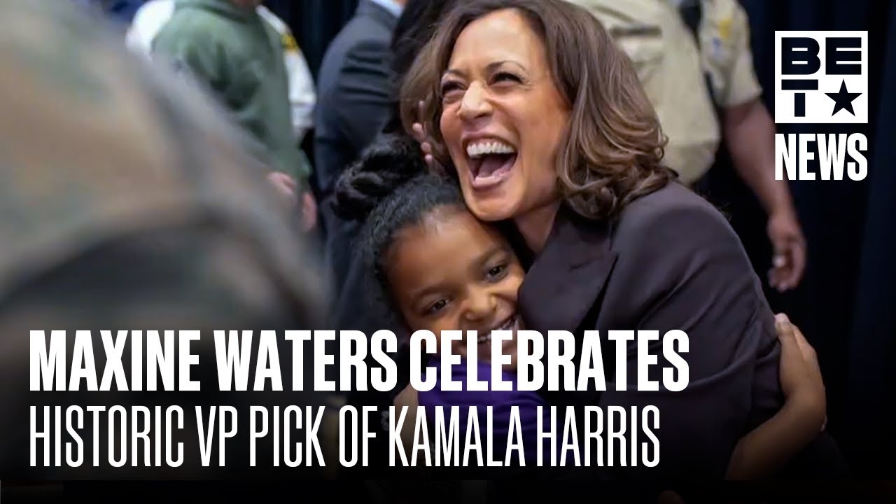 Maxine Waters & Karen Bass Celebrate The Historic VP Selection Of Kamala Harris! | We Vote BET