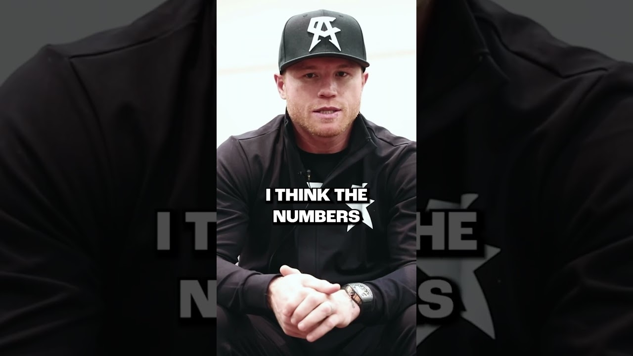 Canelo says the numbers show hes the face of boxing