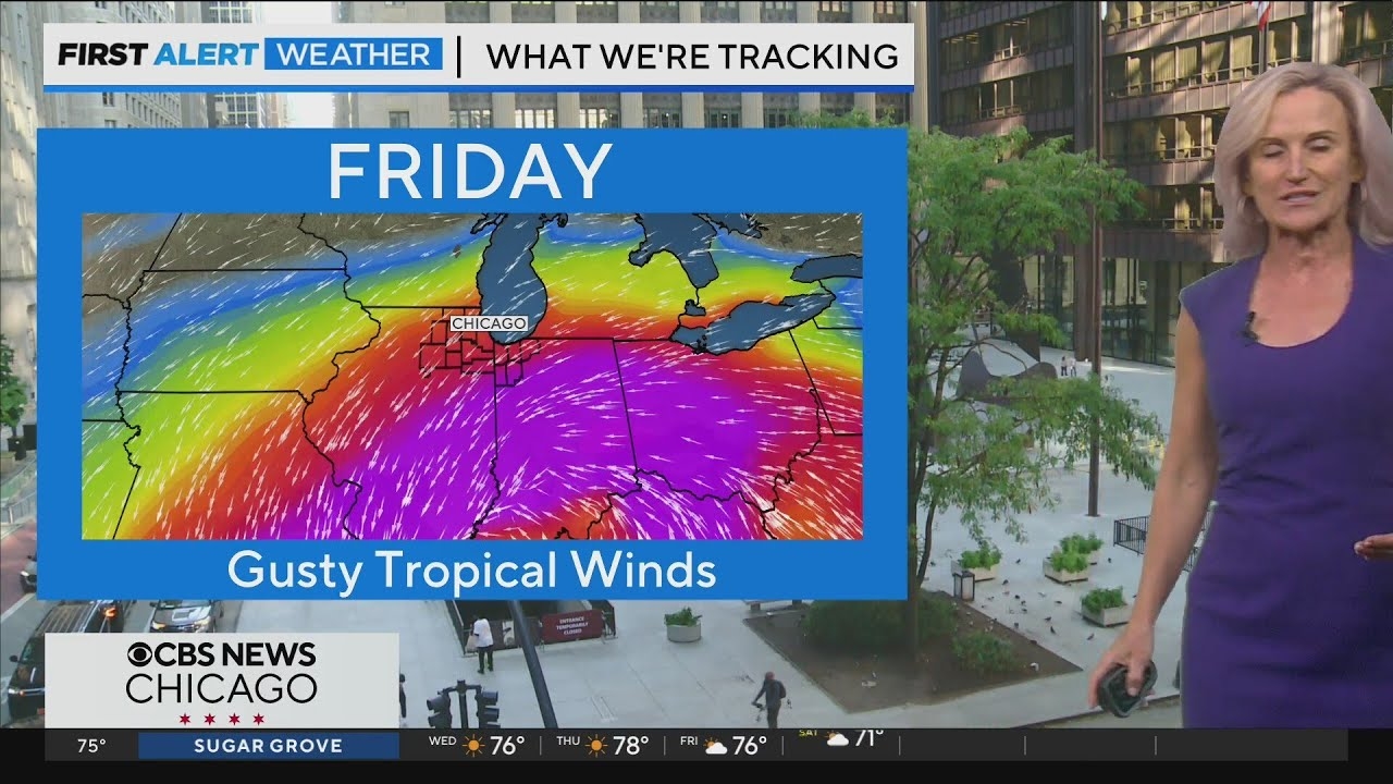 Mostly sunny Thursday, gusty winds coming Friday in Chicago