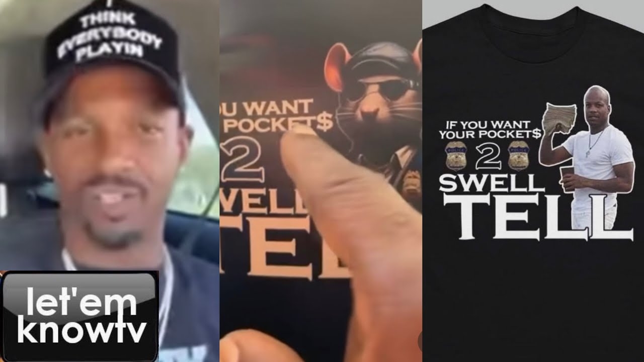 Charleston White Puts Woodys Face On His Snitch Campaign T-Shirt