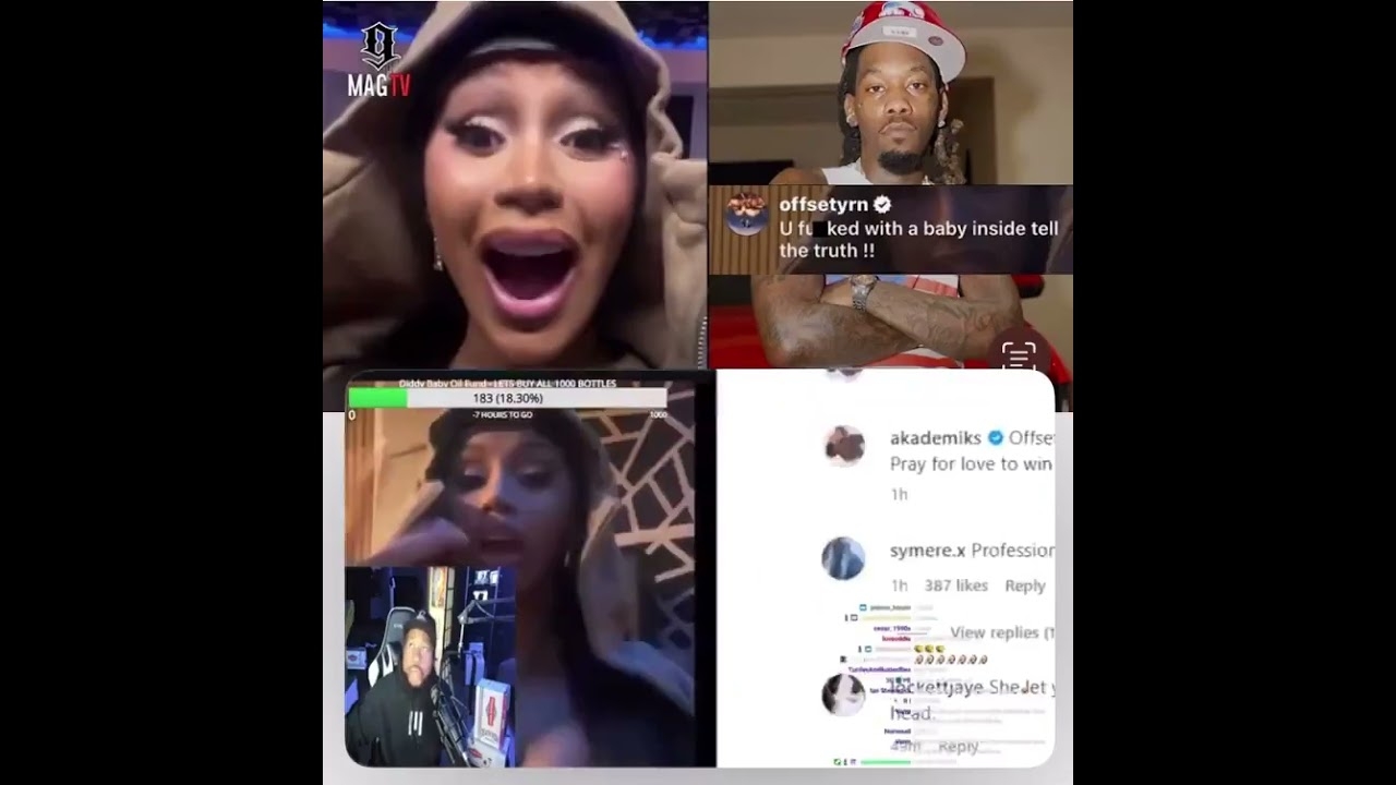 DJ Akademiks reacts to #Offset spilling the tea about #Cardi B | CCC