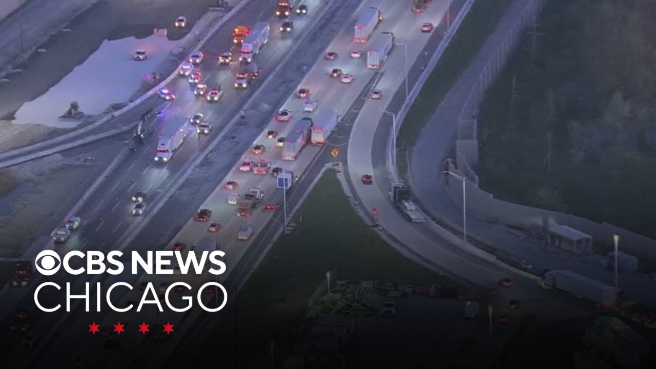 Person killed in crash involving semi on Tri-State Tollway near Chicago