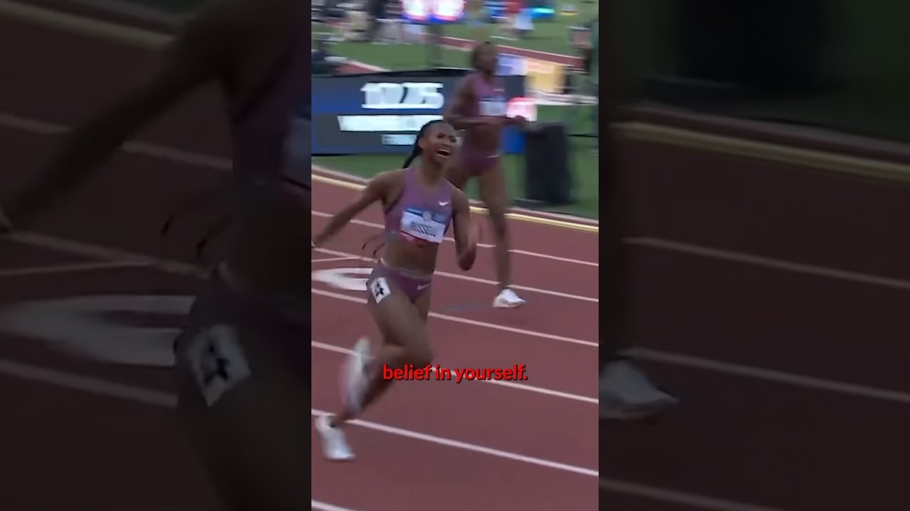 Gold medalist shares that one moment that changed everything #running #track #success