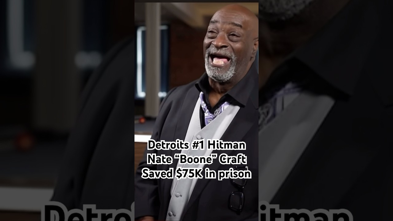 Detroit Hitman Boone Craft stuffed his coat with cash in prison! Was he smart? #shorts #shortvideo