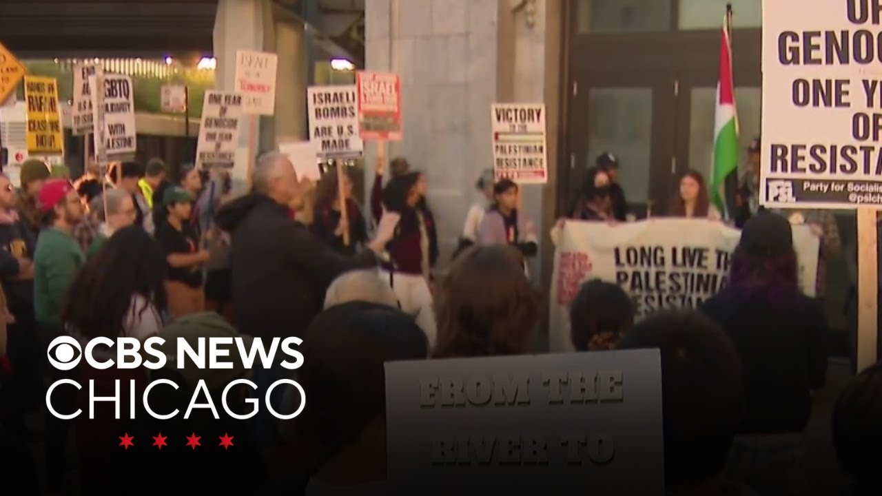 Vigils held in support of Palestine after a year of war in Gaza