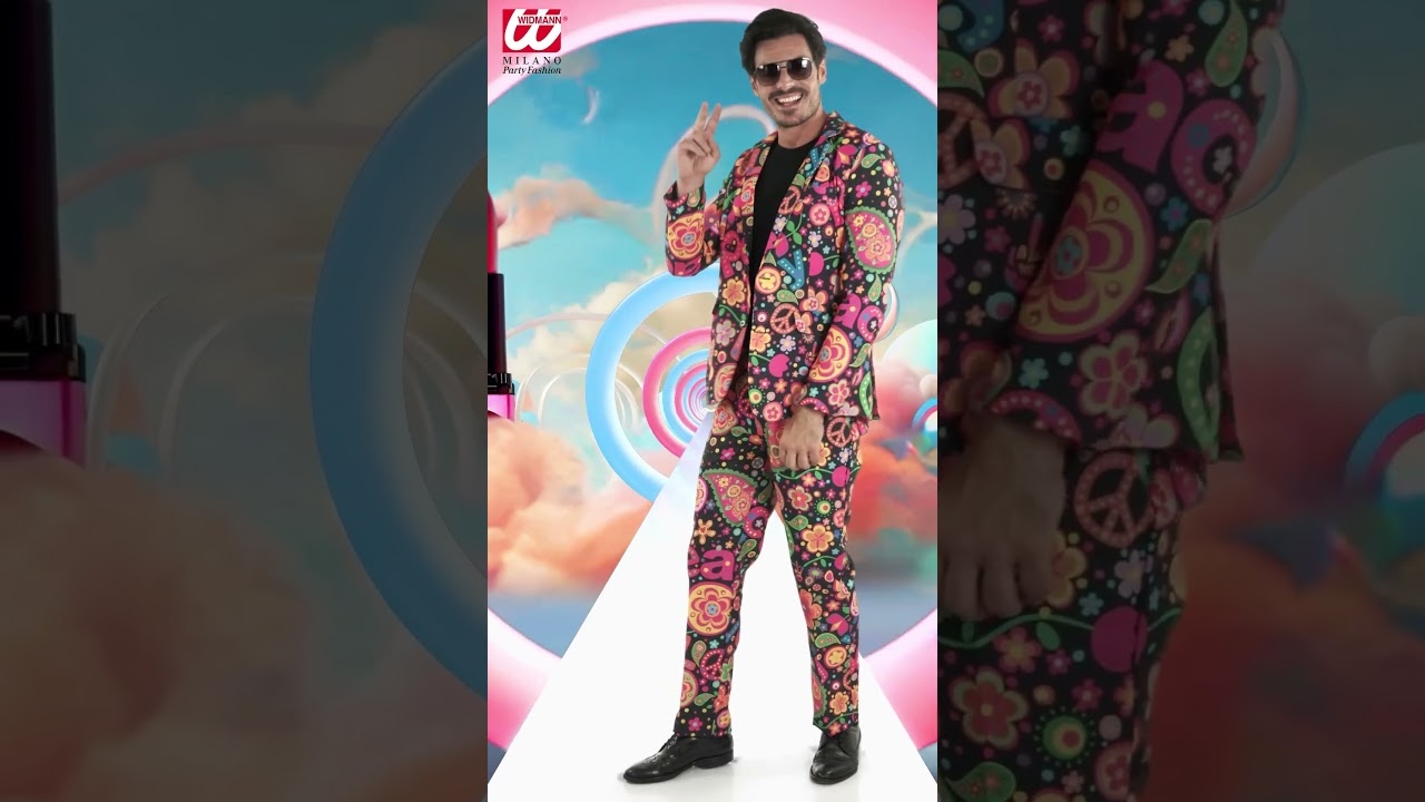 3865 - "NEON HIPPIE SUIT" (jacket, pants)