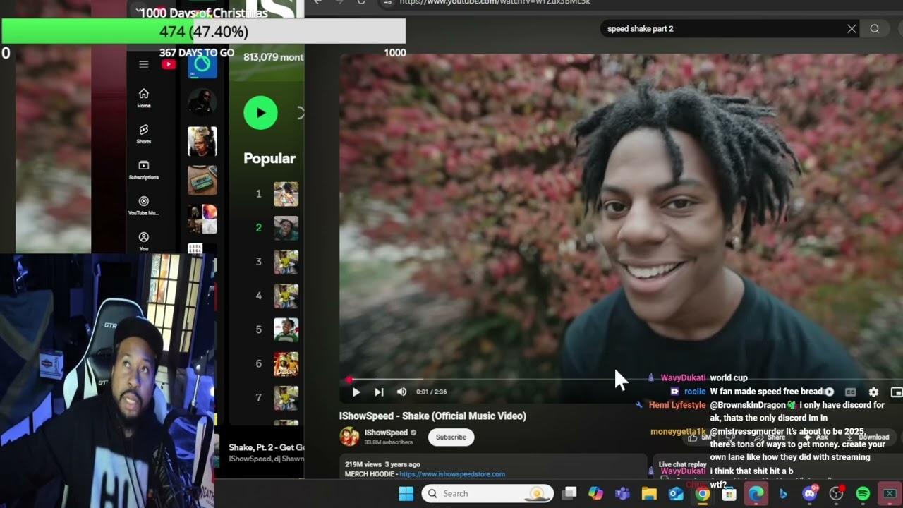 Streamers Akademiks shares story on Speeds song making half a Mil on Spotify without his knowledge