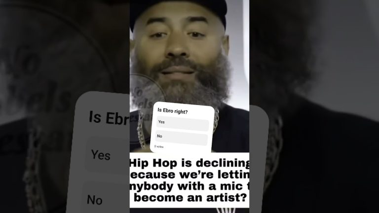 Does #Ebro have a point? #rap #hiphop