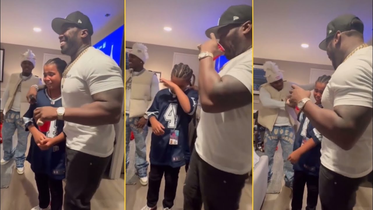Little Kid Start Crying After Seeing 50 Cent And Dababy In Backstage For The First Time
