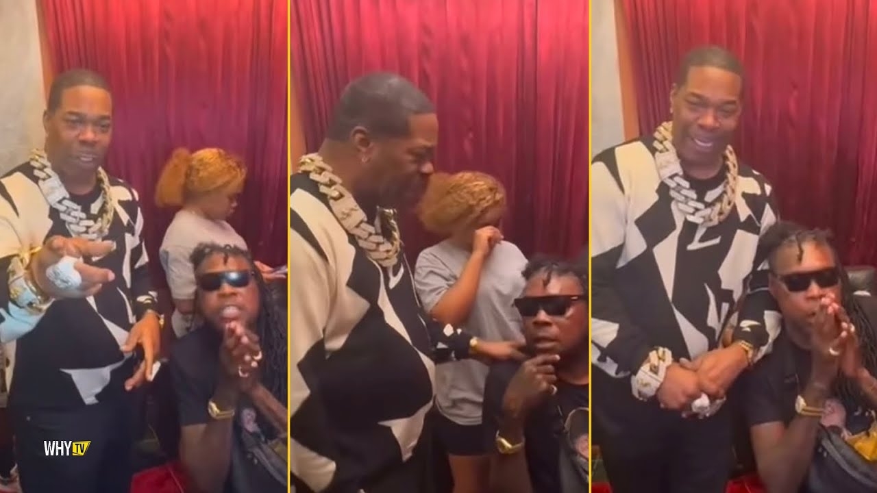 Busta Rhymes Visits To Vybz Kartel In Jamaica And Celebrating Vybz Kartels Birthday
