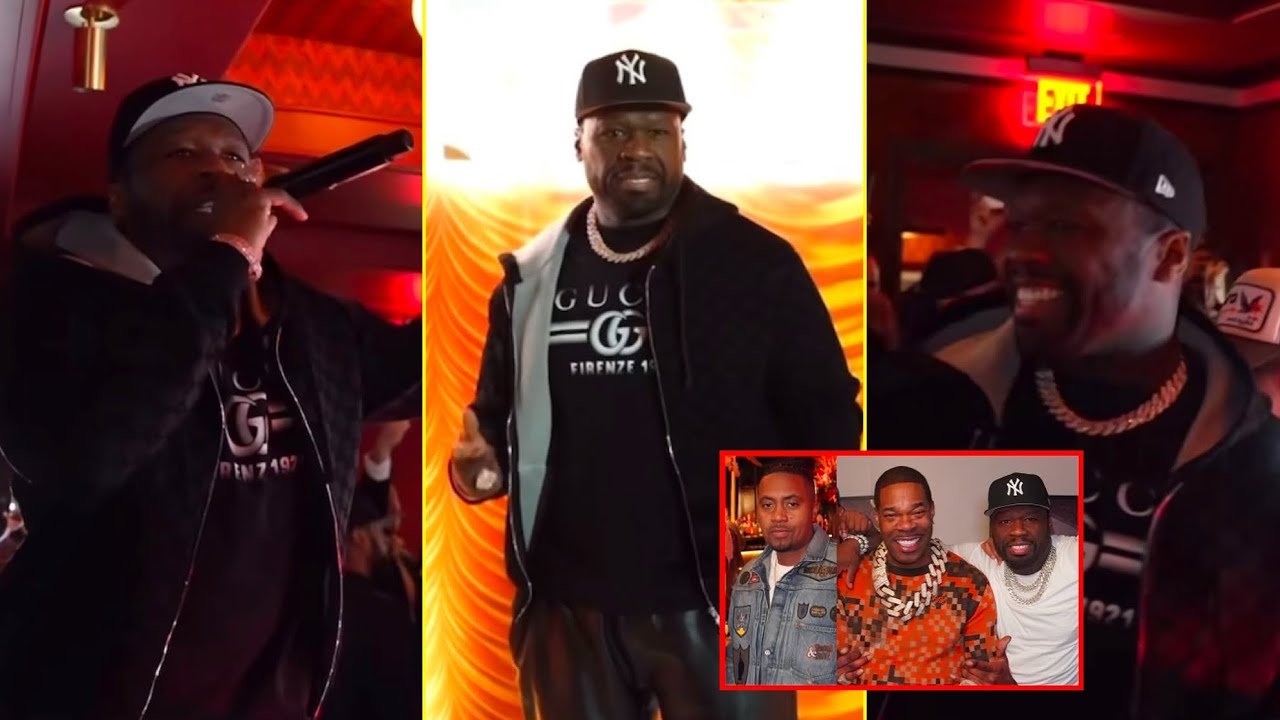 50 Cent, Nas And Busta Rhymes Celebrating Happy 2025 In Vegas With Crazy Party Happy New Year