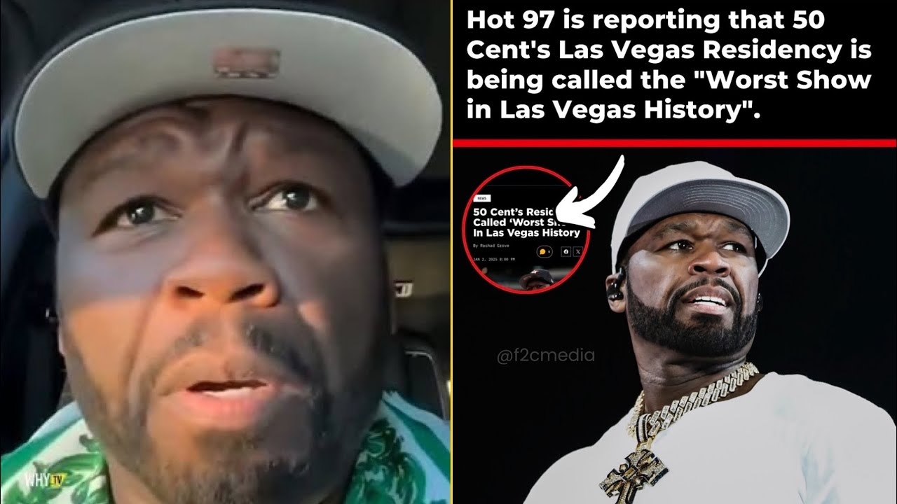 50 Cent Reacts Hot97 Calling His Vegas Residency The Worst Show Ever Hot97 You Hating One Me
