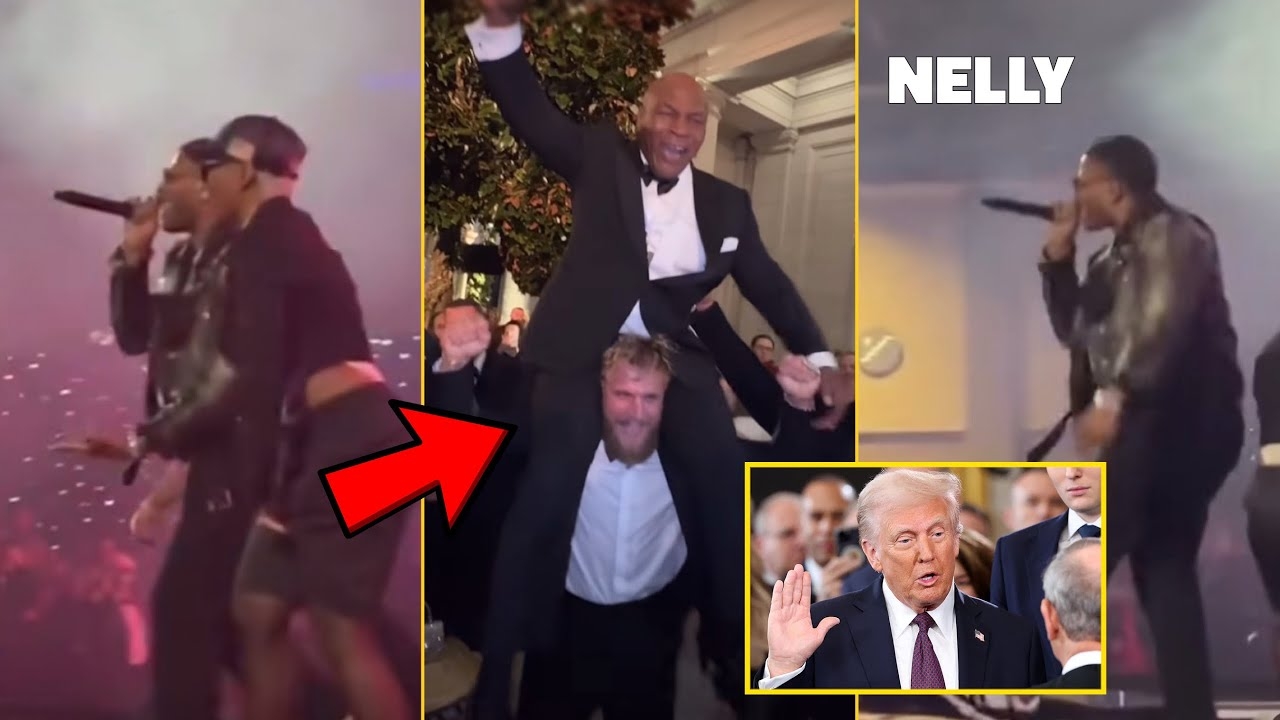 Mike Tyson Linked Up With Jake Paul, Nelly Performs His Hit Songs At Donald Trumps Inauguration