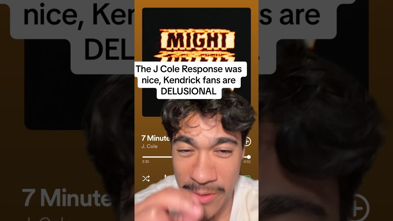 J Cole Responds  #jcole #kendricklamar #drake #viral #youtubeshorts #shorts #rap #hiphop #beef