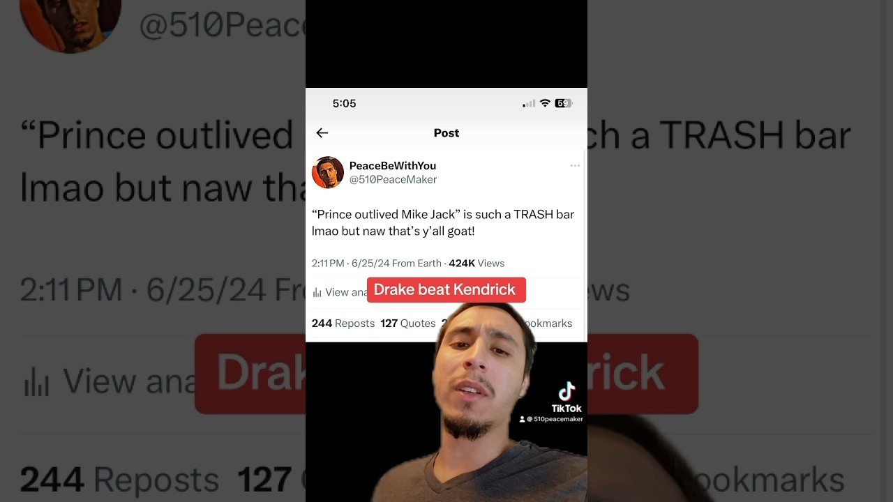 Drake beat Kendrick Lamar lyrically #shorts #rap #hiphop #music #drake #kendricklamar