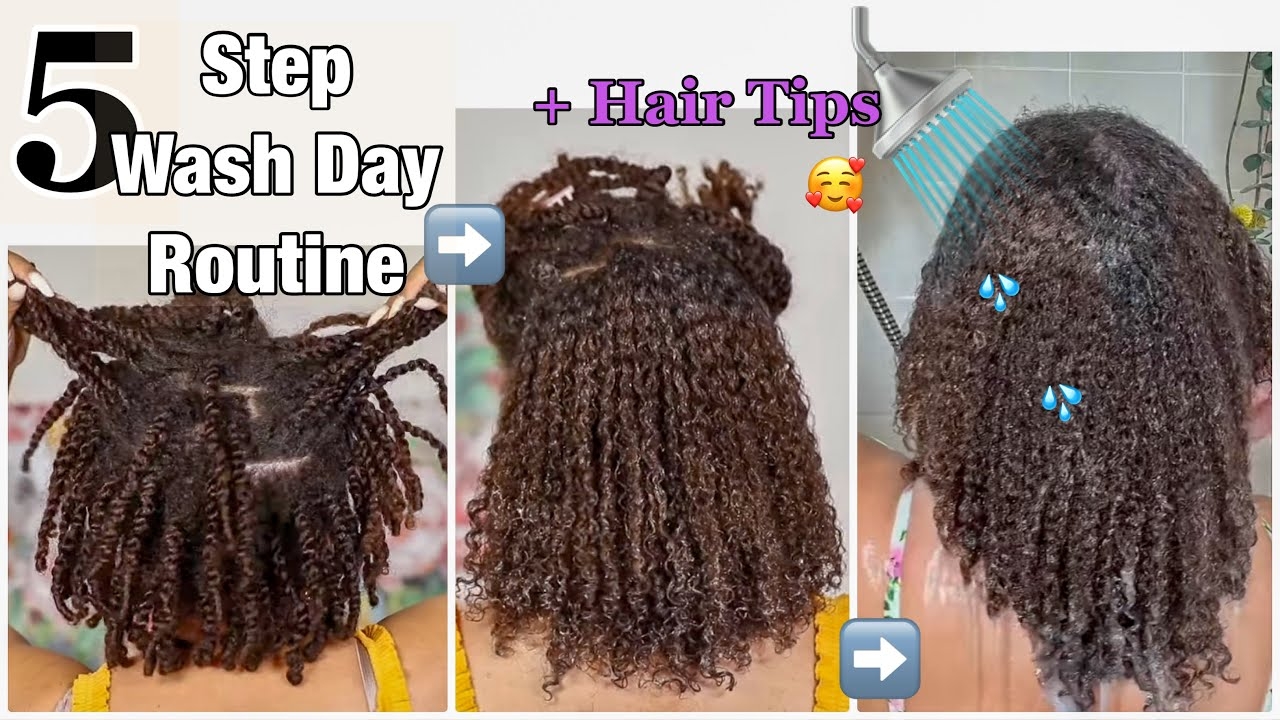 Ultimate Moisturizing Wash Day After 2 Months! | 5 Step Wash Day Routine For Juicy Poppin' Curls