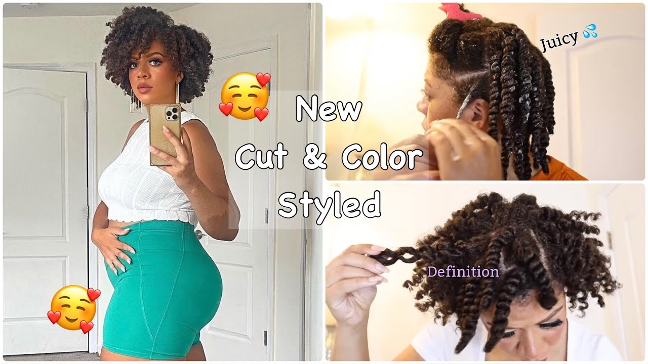 Unveiling My New Colored Hair: My First Styling Experience! Twist Out On Natural Hair