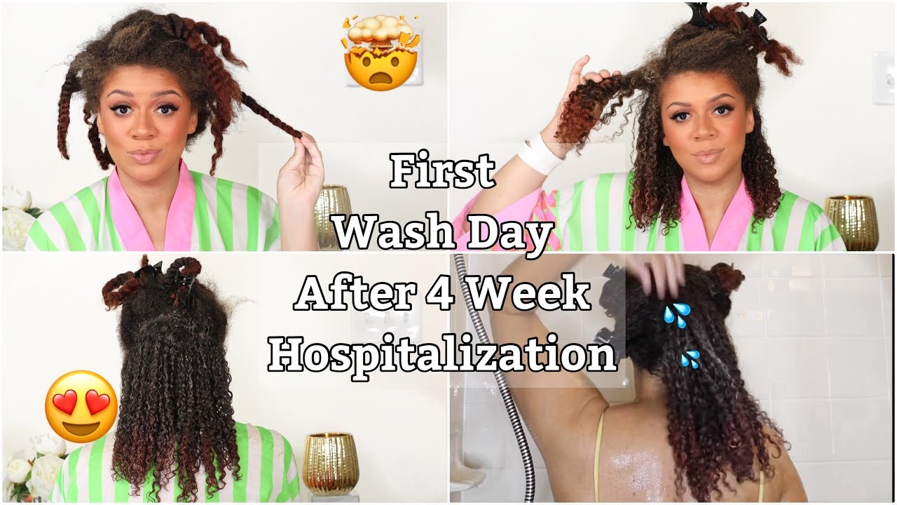 From Weak to Hydrated: First Wash Day After 4 Week Hospitalization How To Transform Dry, Weak Hair