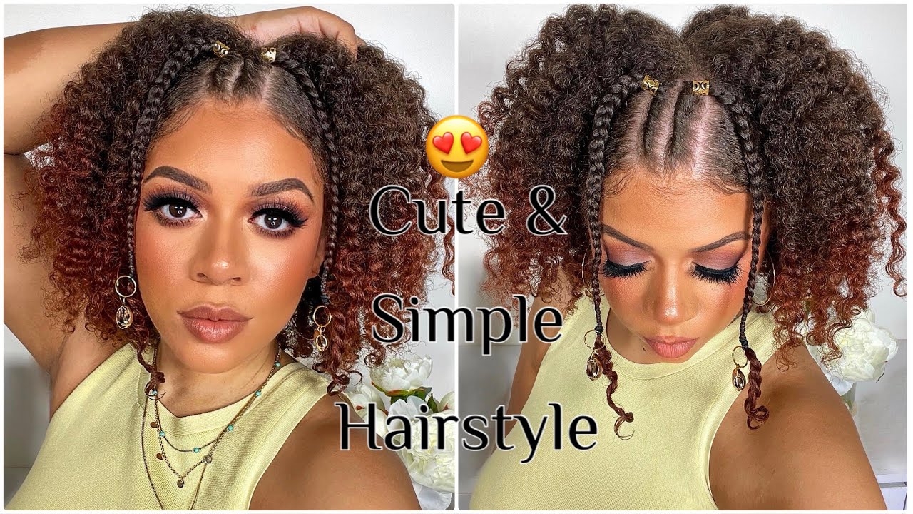 Rock Your Natural Hair: Pretty & Simple Heatless Hairstyle | Twist Out Style | Heatless Curls