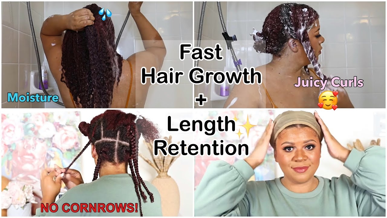 My Full, In-Depth NATURAL HAIR Wig Prep Routine | Moisture + Fast Hair Growth + Length Retention