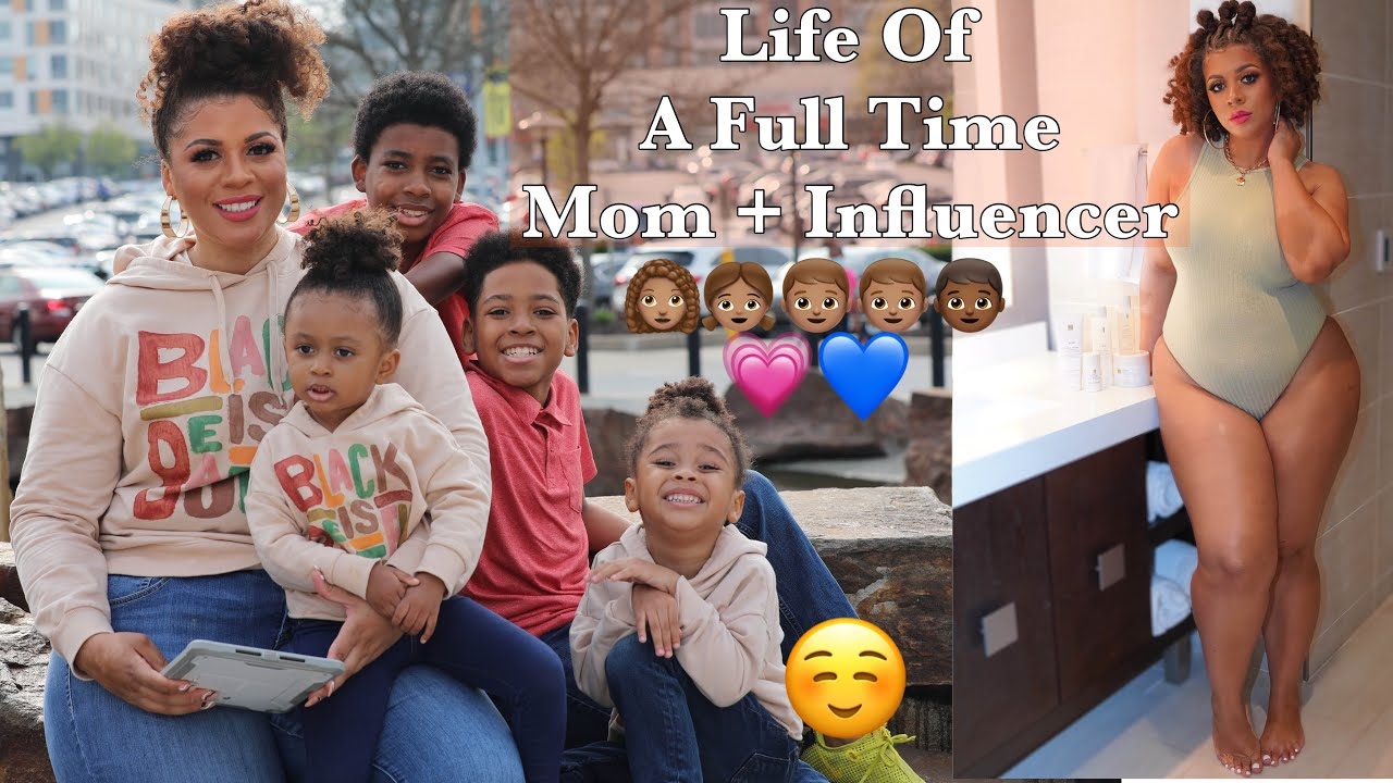 2 Days In The Life Of A Single Mom Of Four & Influencer  How I Balance It All Single Mom Vlog