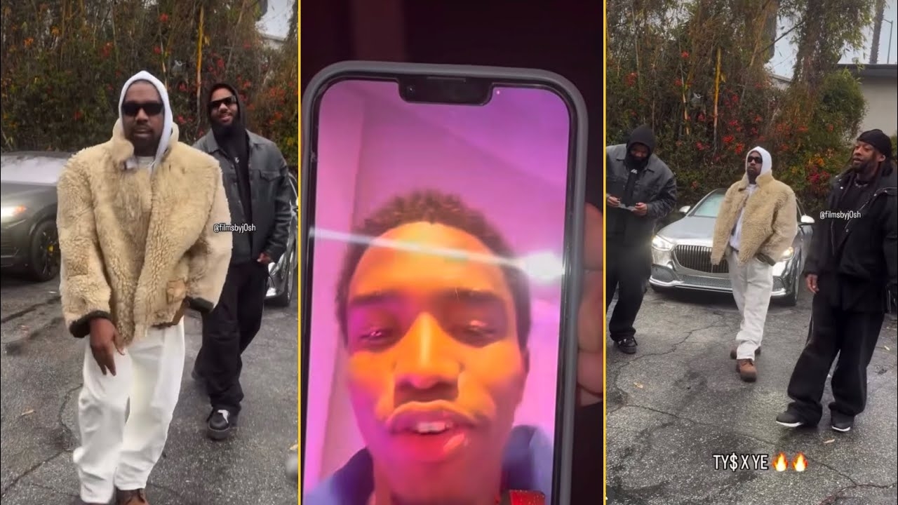 Kanye West Speaks With Diddys Son On The Phone And Making New Video With The Game & Ty Dolla Sign