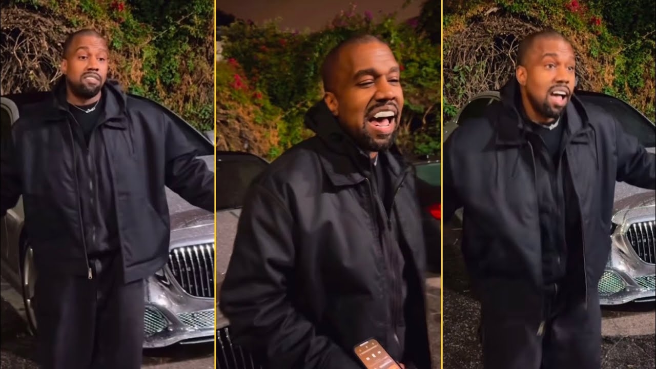 Kanye West Linked Up With Ty Dolla Sign In The Streets Of LA And Shows His Vocal Skills