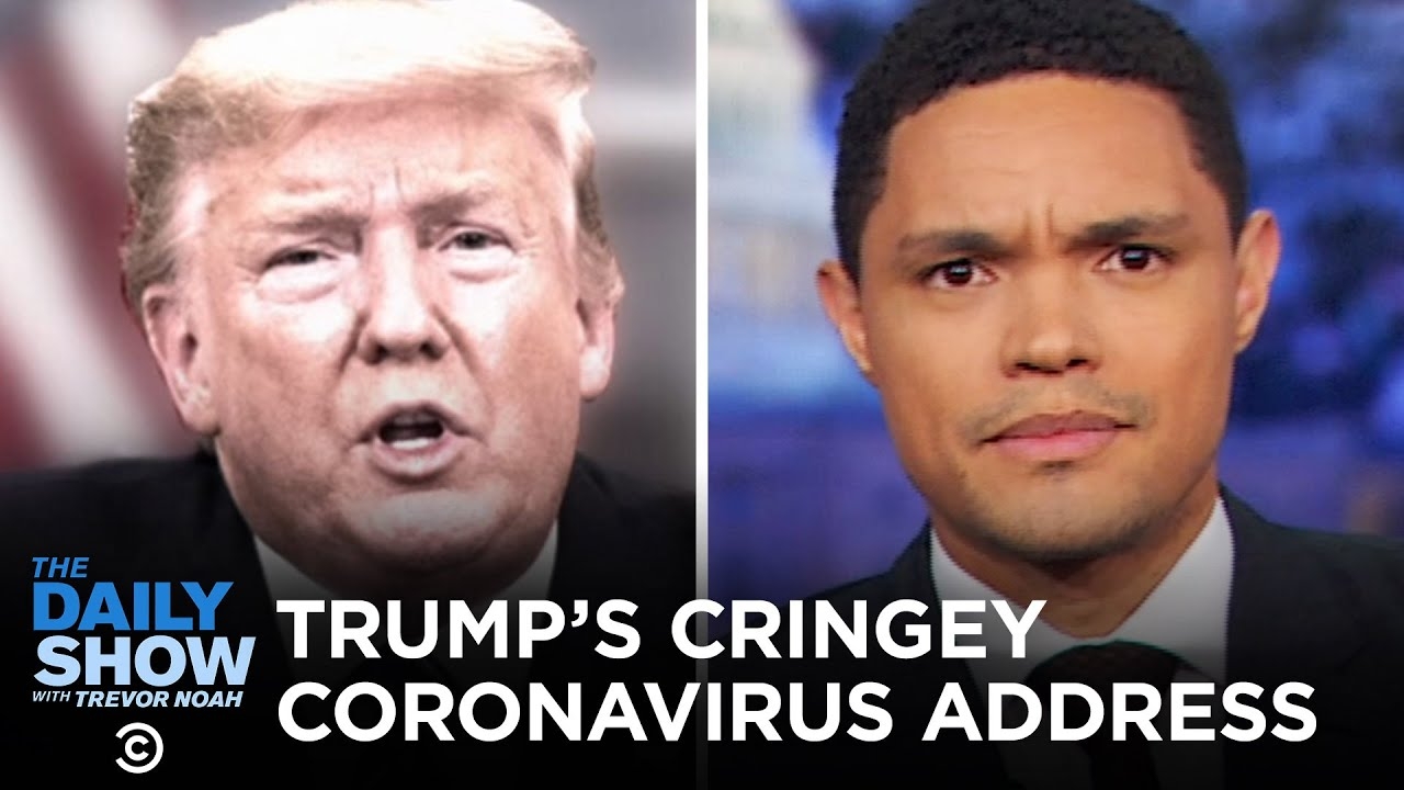 Trumps Coronavirus Address, Blooper Reel Included | The Daily Show