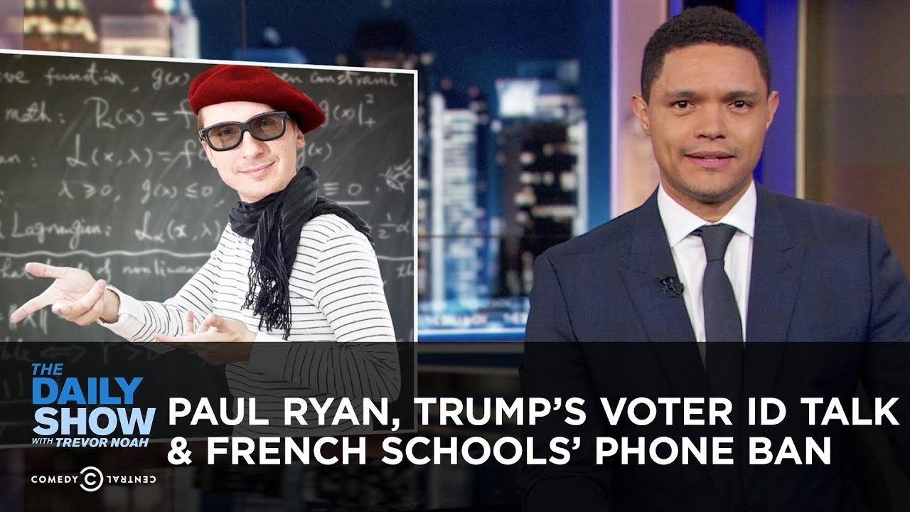France Bans Smartphones in Schools & Paul Ryan Discovers His Jewish Heritage | The Daily Show