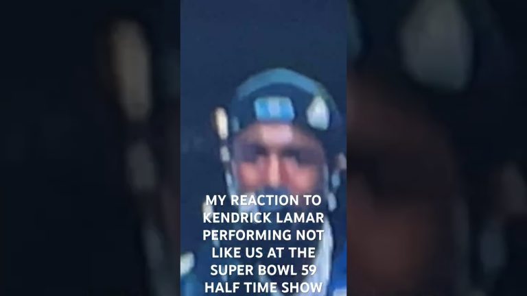 MY REACTION TO KENDRICK LAMAR PERFORMING NOT LIKE US AT THE SUPER BOWL 59 HALF TIME SHOW