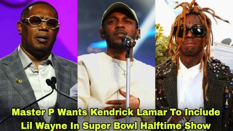 Master P wants Lil Wayne to be a part of Kendrick Lamar's Super Bowl halftime show.