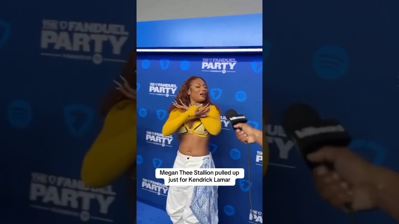Megan Thee Stallion Came to the Super Bowl Just for Kendrick Lamar!