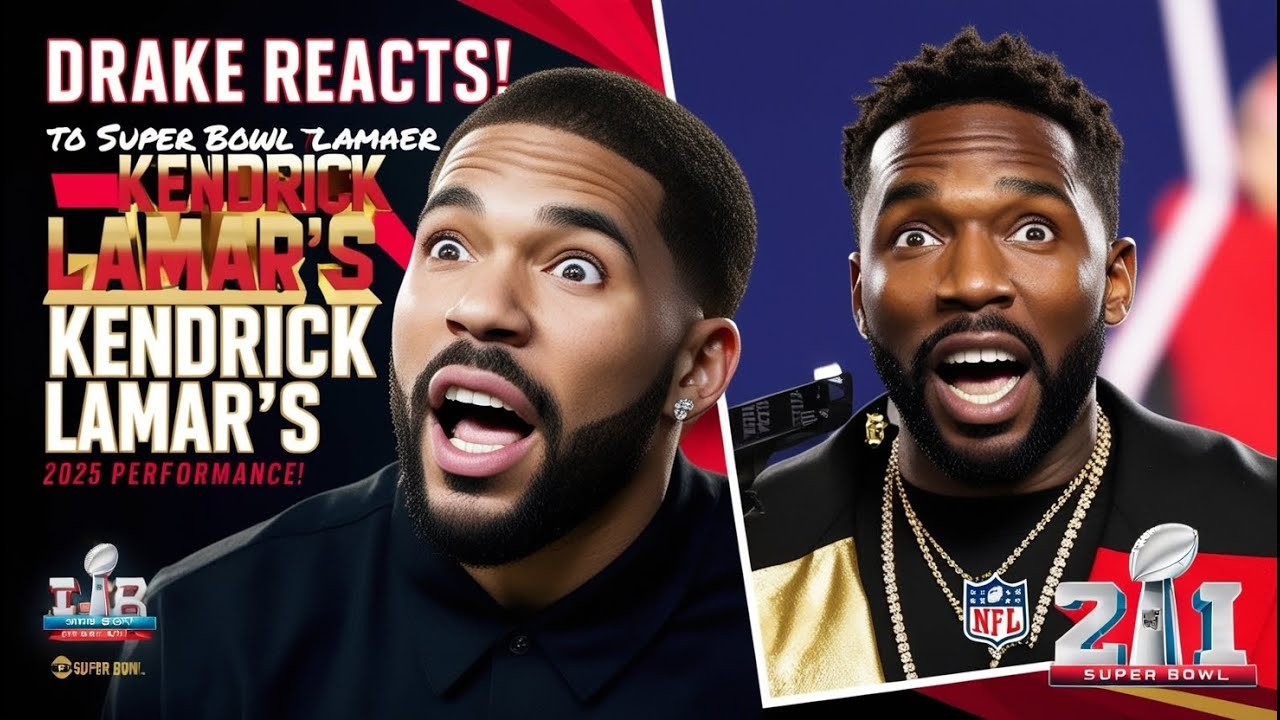 "Drake Reacts To Kendrick Lamar's 2025 Super Bowl Performance | Epic Celebrity Moment!"