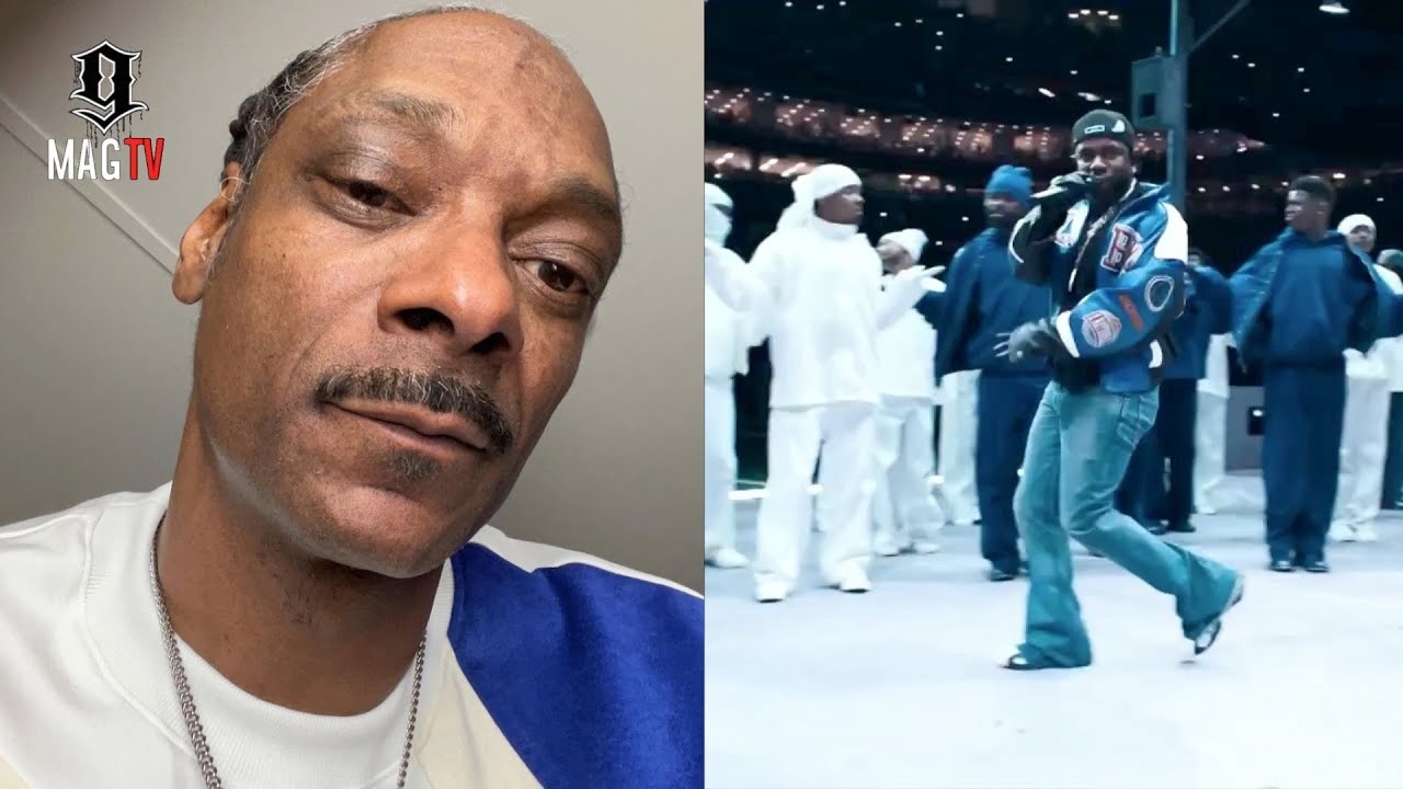 "He Top 3" Snoop Dogg Glazes Kendrick Lamar While Watching His Super Bowl Halftime Performance!