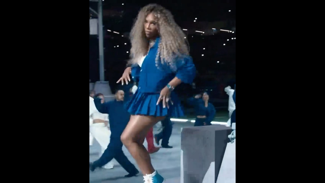 Serena Williams C-Walking During Kendrick Lamar's Halftime Performance Was Everything!