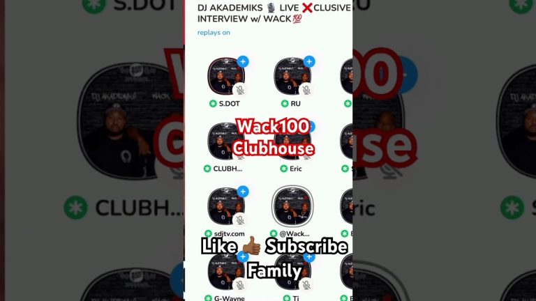 DJ AKADEMIKS and Wack100 go at it on clubhouse