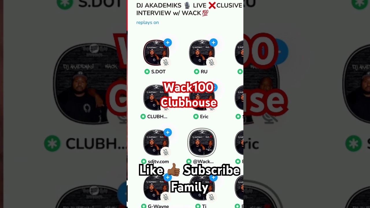 DJ AKADEMIKS and Wack100 go at it on clubhouse
