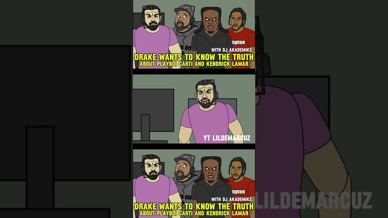 DRAKE ASKS AKADEMIKS ABOUT PLAYBOI CARTI AND KENDRICK LAMAR #DRAKE #PLAYBOICARTI #DJAKADEMIKS