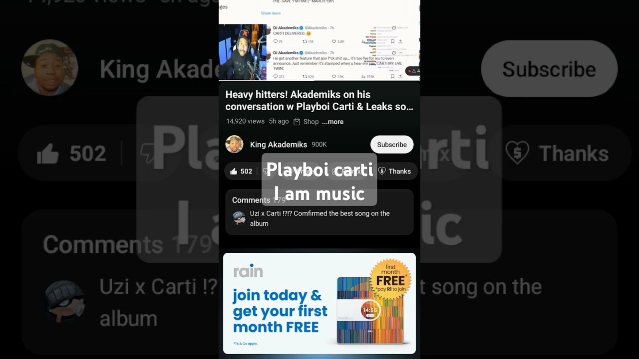 akademiks shows I am music surprise feature