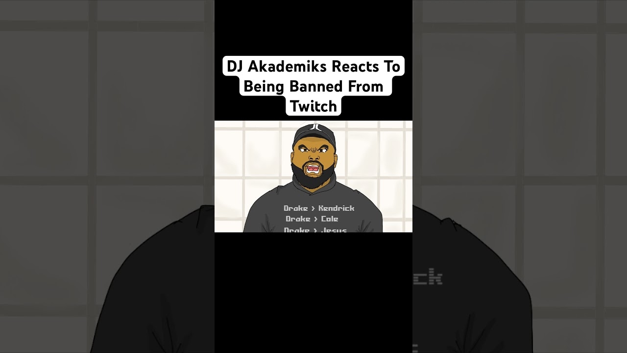 DJ Akademiks Reacts To Being Banned From Twitch Over Grooming Allegations #rap #hiphop #djakademiks