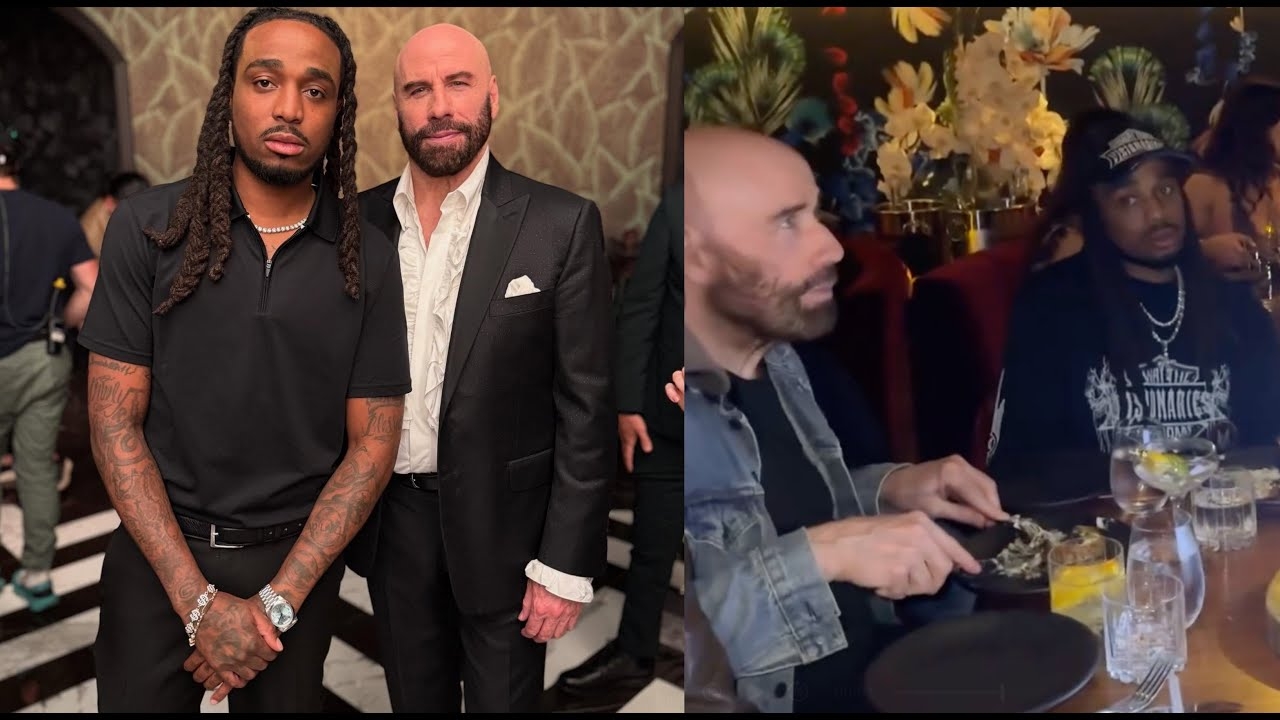 Quavo Get Invited To Have Dinner With John Travolta After Filming New Movie