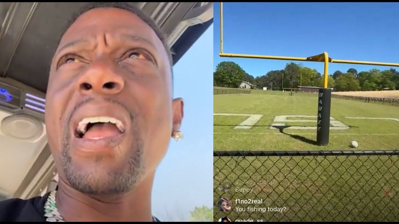 Eye Of The Tiger Boosie Gives Tour Of His LSU Football Field At Batman Mansion