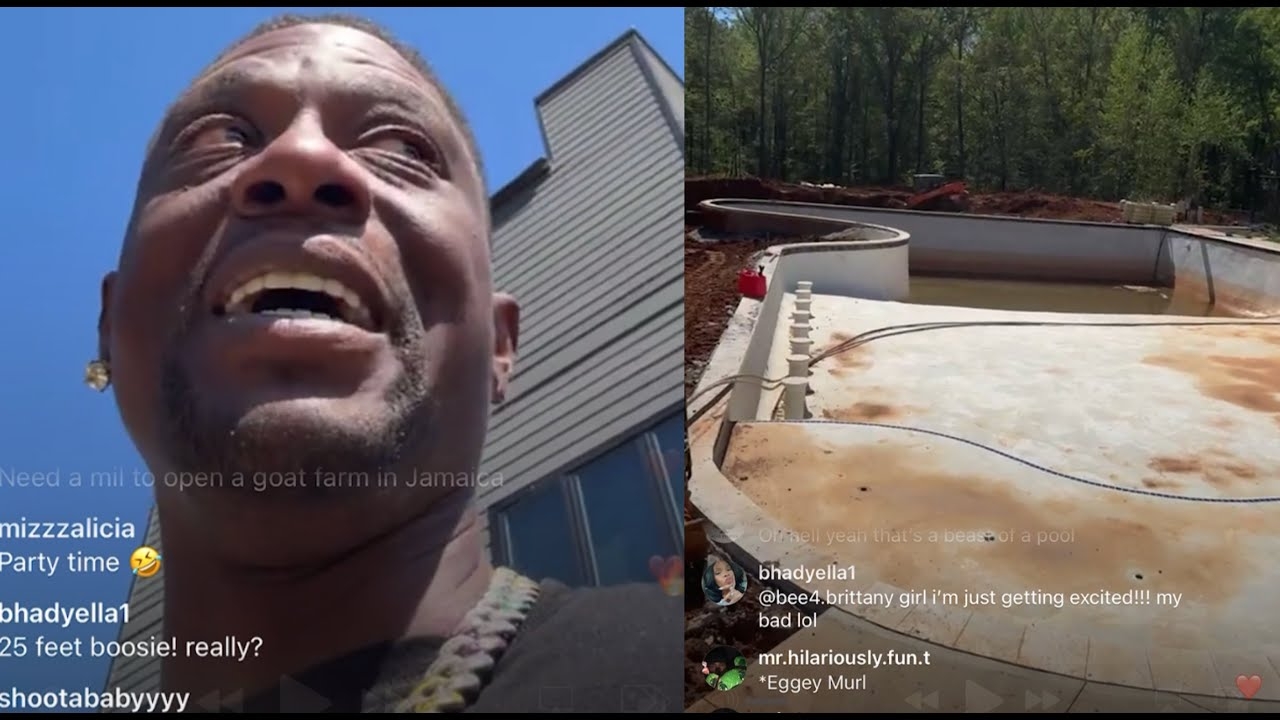 "Im Bigger Than Ross" Boosie Competes With Rick Ross For Having The Biggest Pool In Georgia
