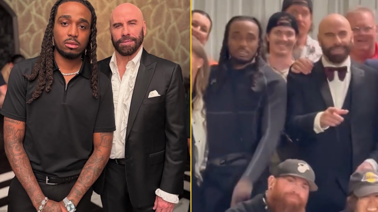 Quavo And John Travolta Reunited At Backstage While Shooting New Drama Movie Drops In 2025
