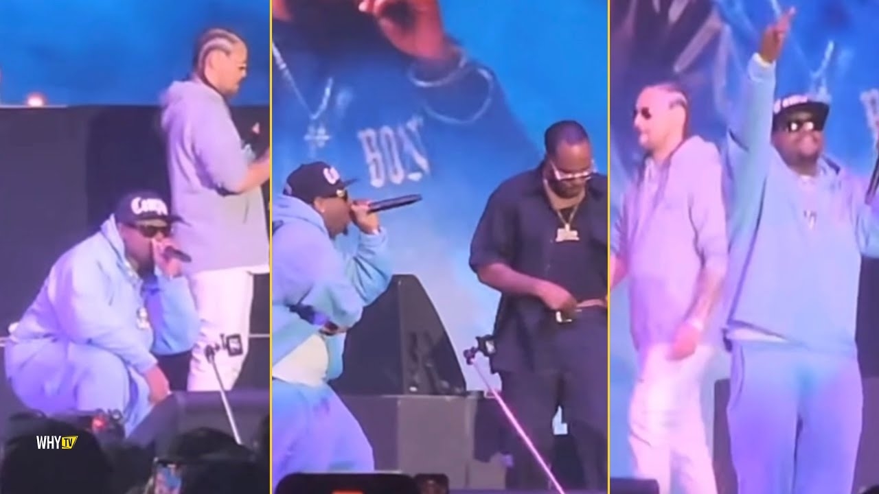 Bone Thugs Bring Out Lil Eazy E On The Stage At Krush Groove Festival Last Night