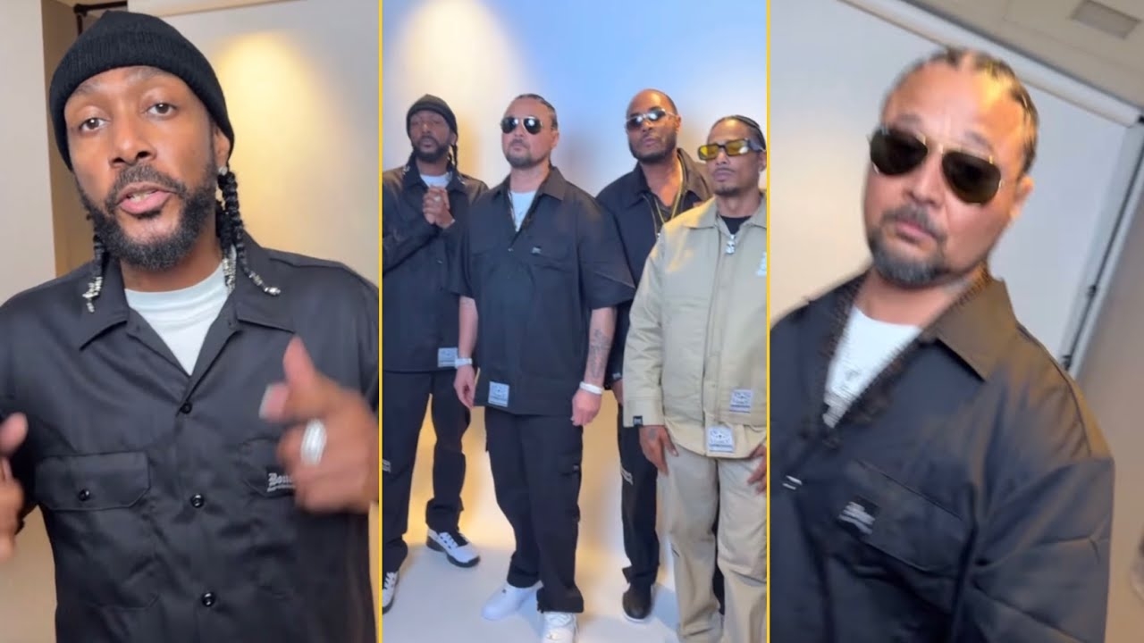 Bone Thugs With All 5 Members Reunited Backstage At Krush Groove Festival 2025