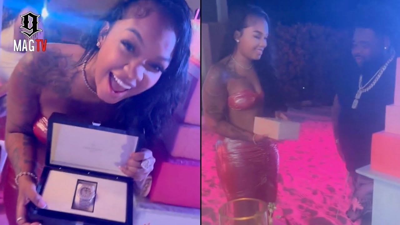 Rod Wave Surprises "GF" Mini Barbie With 3 Luxury Watches For Her 22nd B-Day!