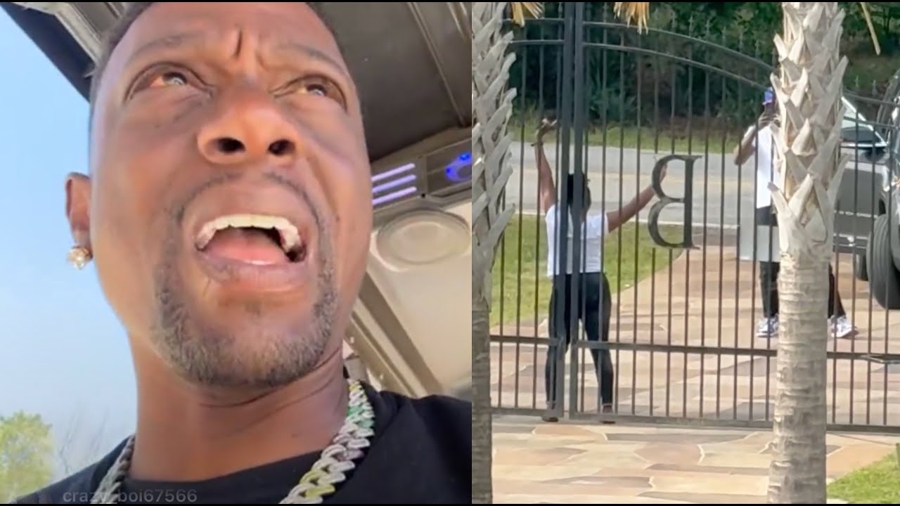 "Im Watching You" Boosie Is Goes Off On Fans Sneaking To Take Pictures Outside His Mansion